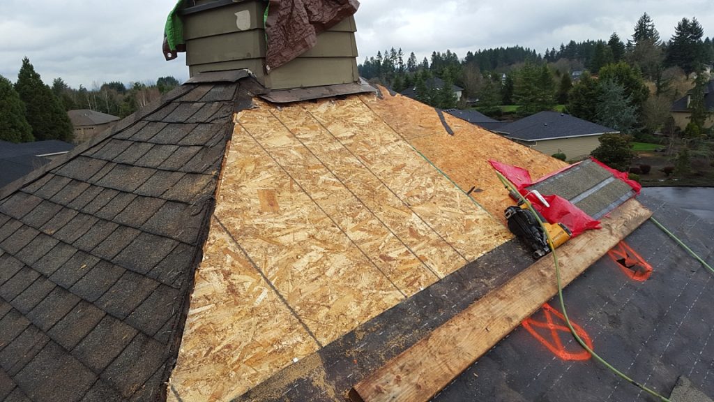 Partial roof replacement